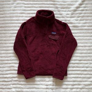 Patagonia Women's Burgundy Cowl Neck Sweater